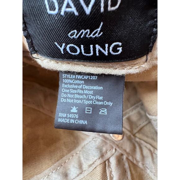 David & Young Leopard Print Baseball Cap - Picture 8 of 9
